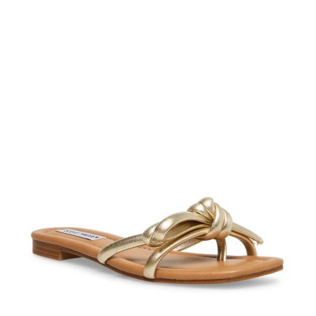 Sandalias de Diapositivas Steve Madden Maura Mujer Doradas | ES WY964E